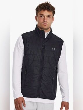 Under Armour Men's Black Quilted Lightweight Vest